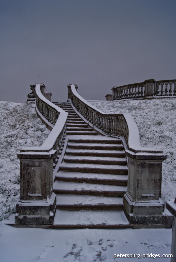 Winter in Peterhof