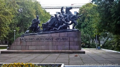 V.I. Chapaev monument, St. Petersburg