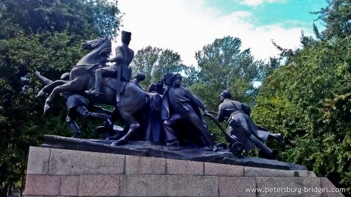 Памятник В.И. Чапаеву в Санкт-Петербурге