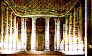 The scenery of the Arkhangelskoye play-house