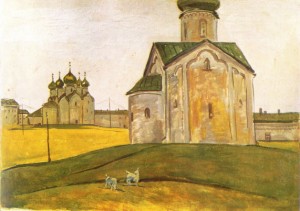 Church of St John the Theologian and Church of St Boris and Gleb in Plotniki