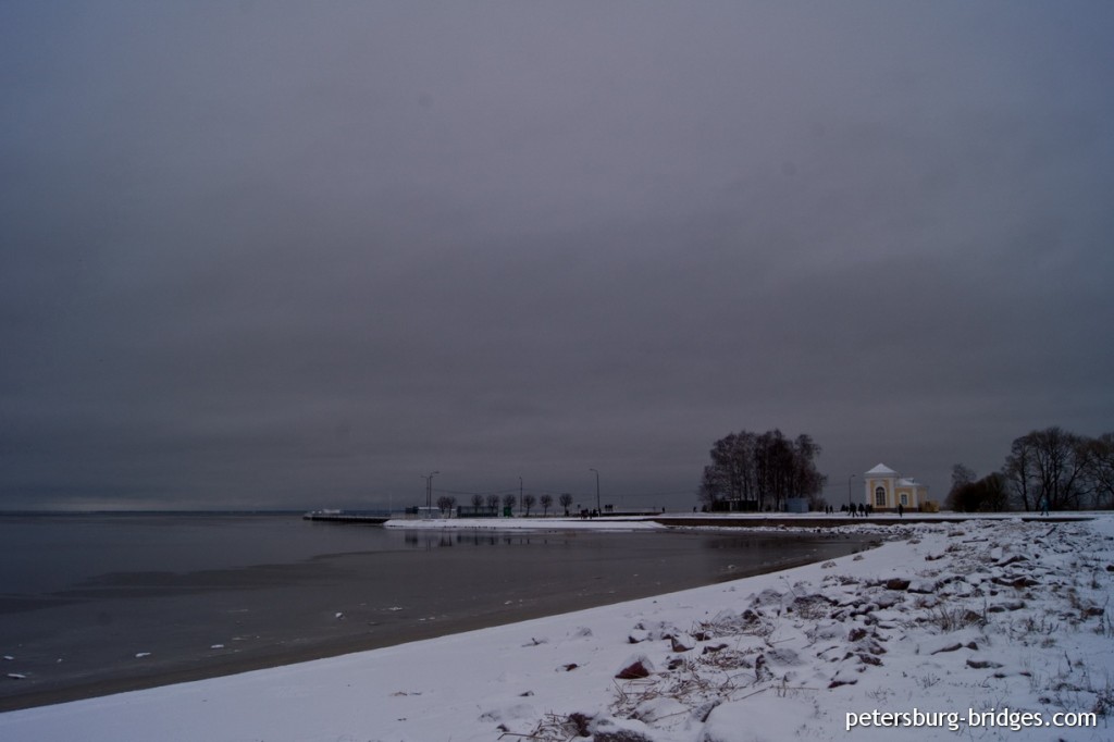 Winter in Peterhof