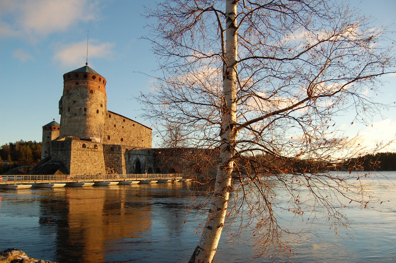 Старинный замок в Финляндии