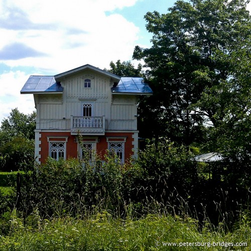 The Tsar's mill. Miller's cabin and a guardhouse.