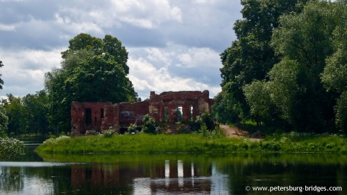 Pink pavilion ruins